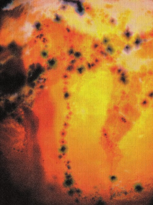 Fire Stone - Limited Edition Abstract Giclée Canvas Art | Prints in Paintings by ZYŪMIN