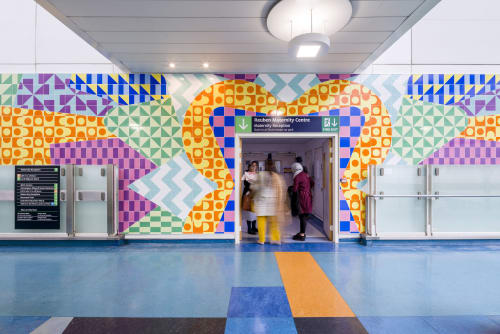 Radiance | Wall Treatments by Adam Nathaniel Furman | Chelsea and Westminster Hospital in London