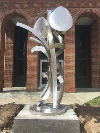 Silver Seed | Public Sculptures by David Boyajian | Turchin Center For the Visual Arts in Boone