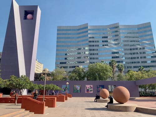 Pershing Square // Exterior & Interior Objects | Public Art by Caroline Geys | Pershing Square in Los Angeles