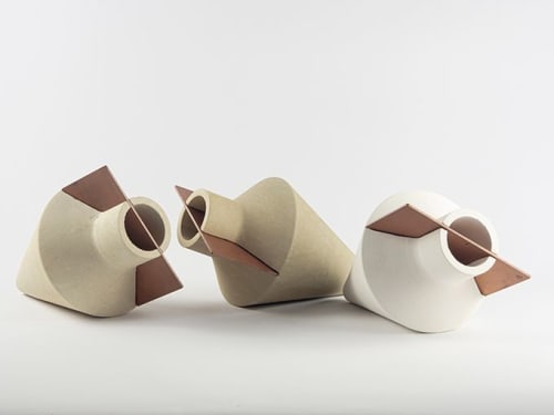 Anfore - beige | Vase in Vases & Vessels by gumdesign