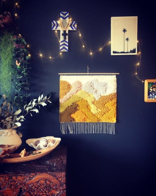 “Sunshiny Day” Handwoven Wall Hanging | Wall Hangings by Tayla Bow