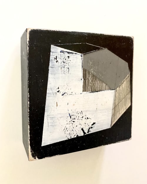 Spatial Verbs 2 - Small Format Painting | Decorative Objects by Ramon I. Bonilla