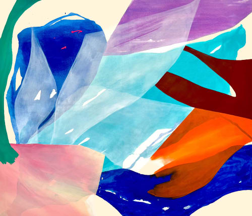 "An Exotic Nature" - Original Painting | Oil And Acrylic Painting in Paintings by Jilli Darling