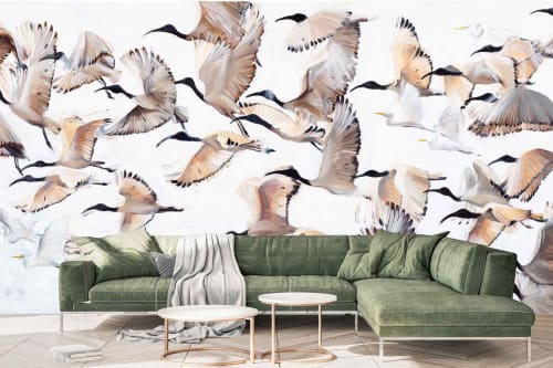 Through Pockets of Air | Wallpaper by Cara Saven Wall Design