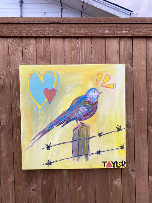 Songbird | Paintings by Scott Taylor | The Root Coworking in Tulsa