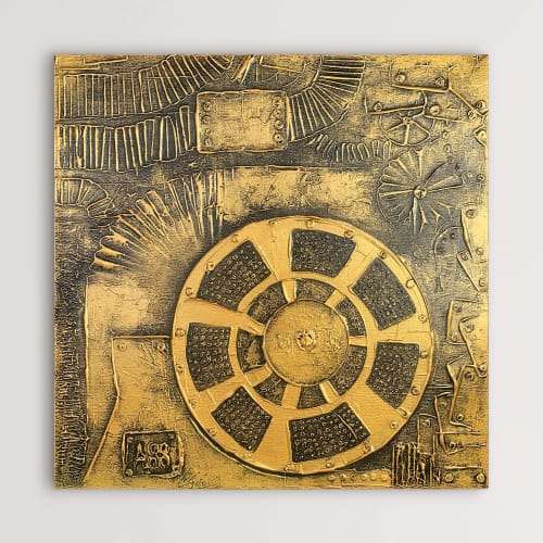 Mechanism A88 (SOLD) | Oil And Acrylic Painting in Paintings by Alessia Lu