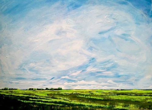 Big Sky II | Oil And Acrylic Painting in Paintings by Connie O’Connor