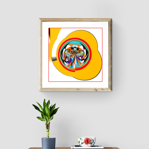 Abstract Prints - "Circle Eight" - Giclee Fine Art | Paintings by Paul Manwaring Fine Art Prints