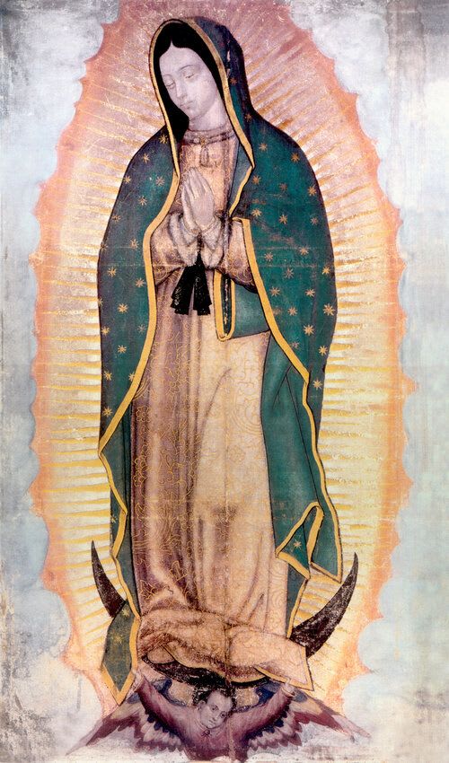 Our Lady of Guadalupe - Print on Icon Board | Art & Wall Decor by Ruth and Geoff Stricklin (New Jerusalem Studios)