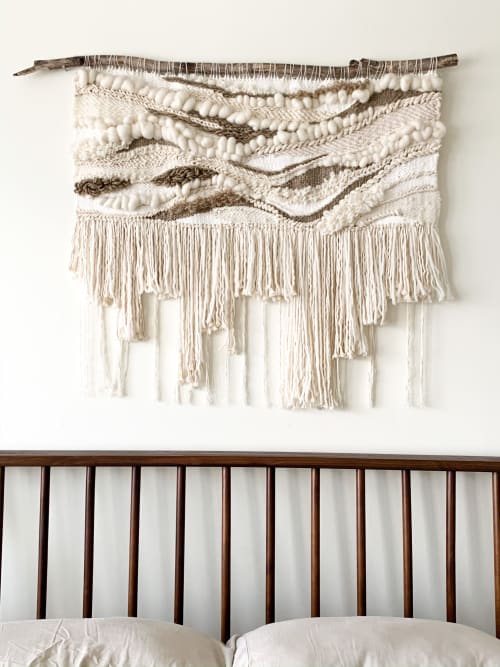 Large Wall Hanging ("Undulance") | Macrame Wall Hanging in Wall Hangings by Rebecca Whitaker Art