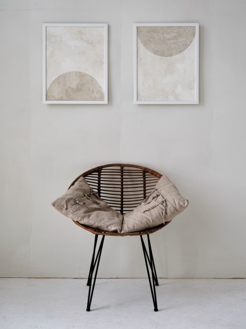 Sakura Sunset (Framed or Unframed) | Mixed Media by Vacarda Design