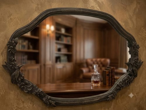 The Artisan Flora & Fauna Mirror | Decorative Objects by Famous Art Group Of Industries