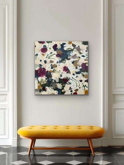 Red Orchid | Mixed Media by Jennifer Patzer Art