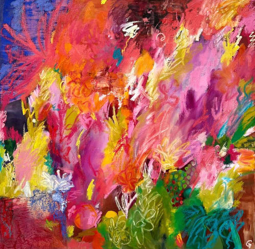 Oil Painting "Fruit Loops" | Oil And Acrylic Painting in Paintings by Grace Mandl