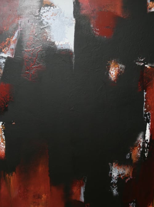 Hot Tin Roof #1 | Mixed Media in Paintings by Jan Jahnke