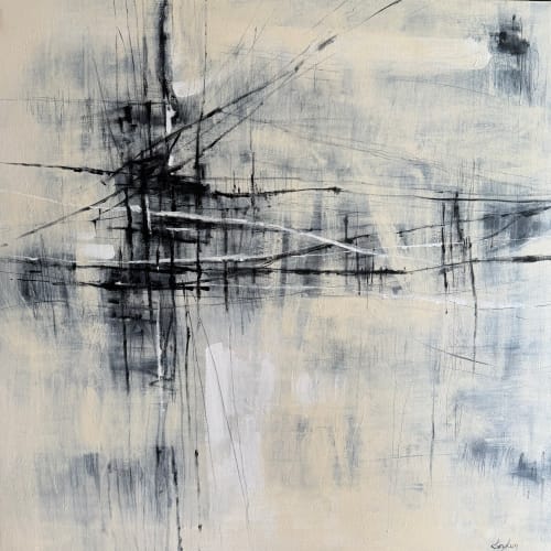Tension and Flow | Oil And Acrylic Painting in Paintings by Anastasiia Krykun