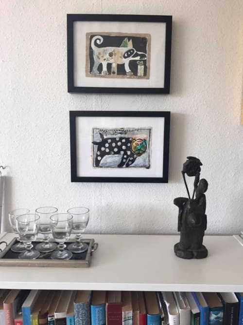 Daisy Elephant | Prints by Pam (Pamela) Smilow
