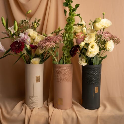 Bokor, hand-carved vase