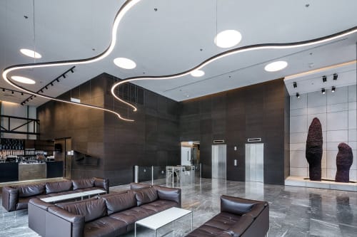 Harel M.E.A Office Building | Lighting Design by Rama Mendelsohn Lighting Design