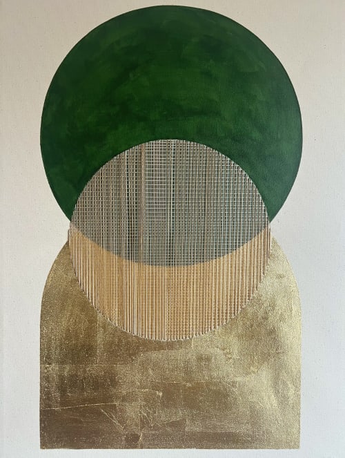 Gilded Age No. 3 | Paintings by Ayse Sirin Budak