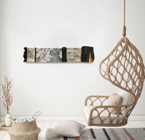 Entanglement Barcode | Wall Hangings by Marcia Stuermer