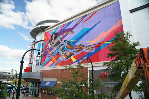 Wall Mural | Murals by James Bullough | Regal Majestic & IMAX in Silver Spring
