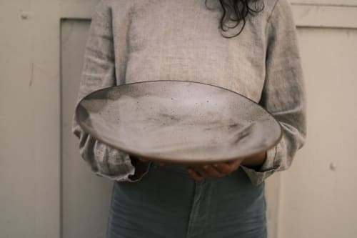 Ceramic Serving Platter in Slate | Serveware by Pyre Studio