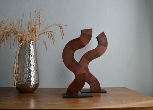 Koerly I and II - Sculptures | Sculptures by Lutz Hornischer - Sculptures & Wood Art