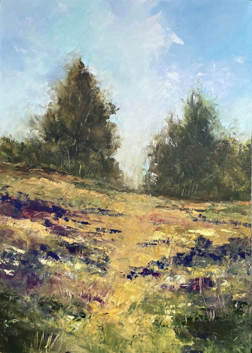 Texas Landscape Painting on Canvas - Hill Country | Oil And Acrylic Painting in Paintings by Filomena Booth Fine Art