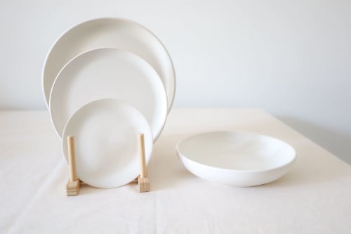 Luxury Marble Pattern Ceramic Serving Dishes White Set of 3 Price