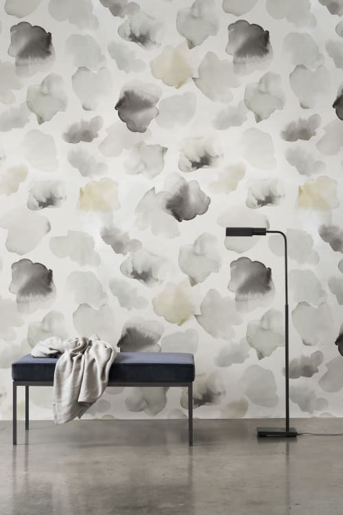 Petals Pressed Wallpaper - Sage | Wall Treatments by Emma Hayes