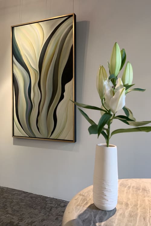 White.HStrata.Vase | Vases & Vessels by Seoul Sister Studio