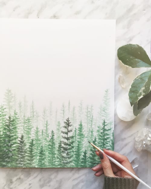 Forest Print | Paintings by Katelyn Morse Fine Art