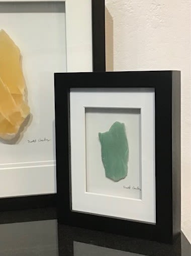 5x7 Framed Stone Artwork (Aventurine) | Wall Sculpture in Wall Hangings by Scott Gentry Sculpture, LLC