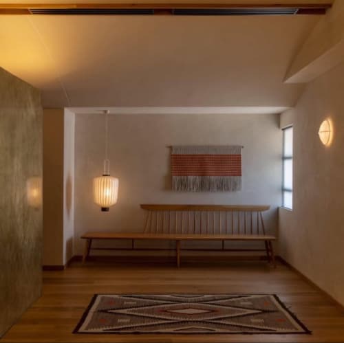 Belts Large textile wall art | Wall Hangings by Versh Gallery | Uchi Scottsdale in Scottsdale
