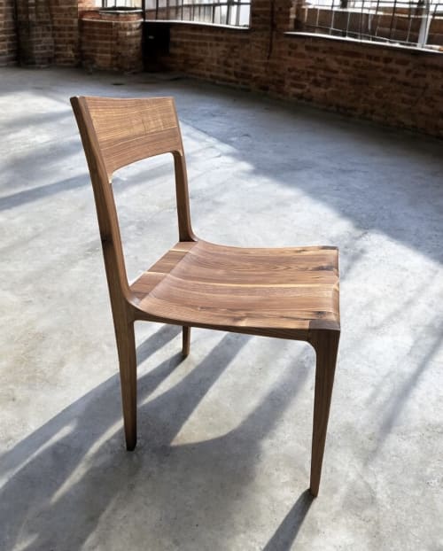 Bauhaus Dining Chair Modern, Mid Century Inspired Chair | Chairs by Aaron Smith Woodworker