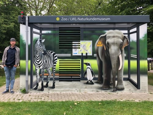 ZOO MÜNSTER | Street Murals by SMOE NOVA | Allwetterzoo Münster in Münster
