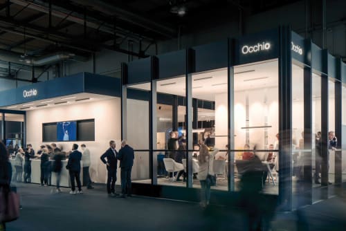 Booth at Euroluce 2019, Occhio | Interior Design by 1zu33 Architectural Brand Identity