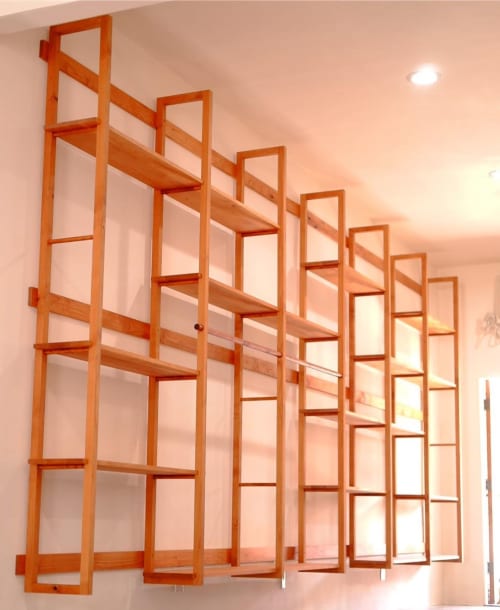 Wooden Display Shelf | Furniture by Alder & Oil | Greenwood Shop in Los Angeles