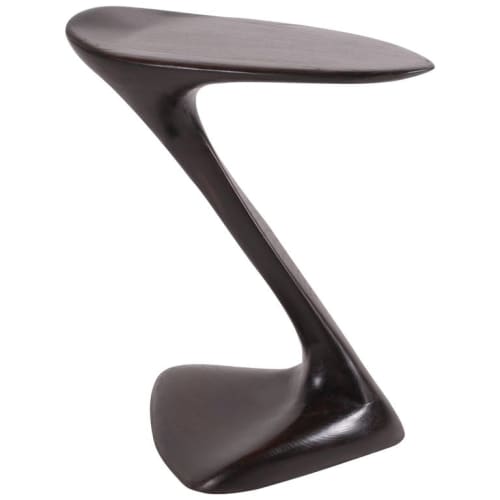 Amorph Palm Side Table, Solid Wood, Ebony Stain | Tables by Amorph | Los Angeles in Los Angeles