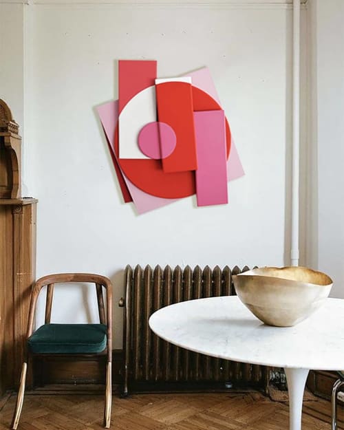 "Pink Makes The Boys Wink", Painting, by Charlie Oscar Patterson in
Private Home, London