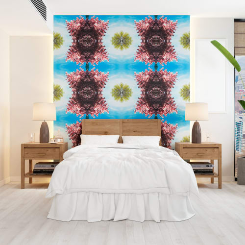 Boston Magnolia Wallpaper | Wall Treatments by Ri Anderson