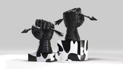 Hiii Power | Sculptures by Johnny Draco