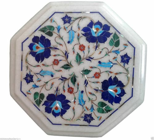 white marble table, coffee table, end table, tabletop | Tables by Innovative Home Decors