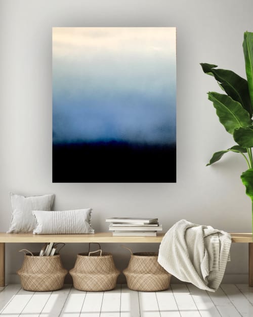 By the Sea Canvas Print | Paintings by MELISSA RENEE fieryfordeepblue  Art & Design