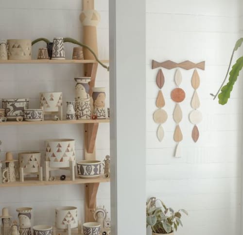 Ceramic Wall Hanging With Decorative Wood Design By Heidi Anderson Hastudio Seen At 23920 104th Ave Sw Vashon Wescover