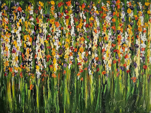 Wildflower dreamz | Oil And Acrylic Painting in Paintings by Rita Vilma