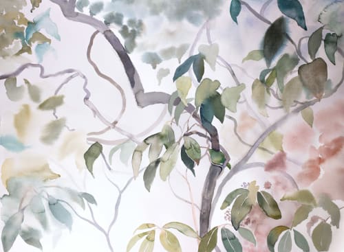 Rhododendron Study No. 10 : Original Watercolor Painting | Paintings by Elizabeth Becker
