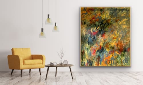 Autumn In New York | Paintings by Darlene DWART Watson Abstract Artist